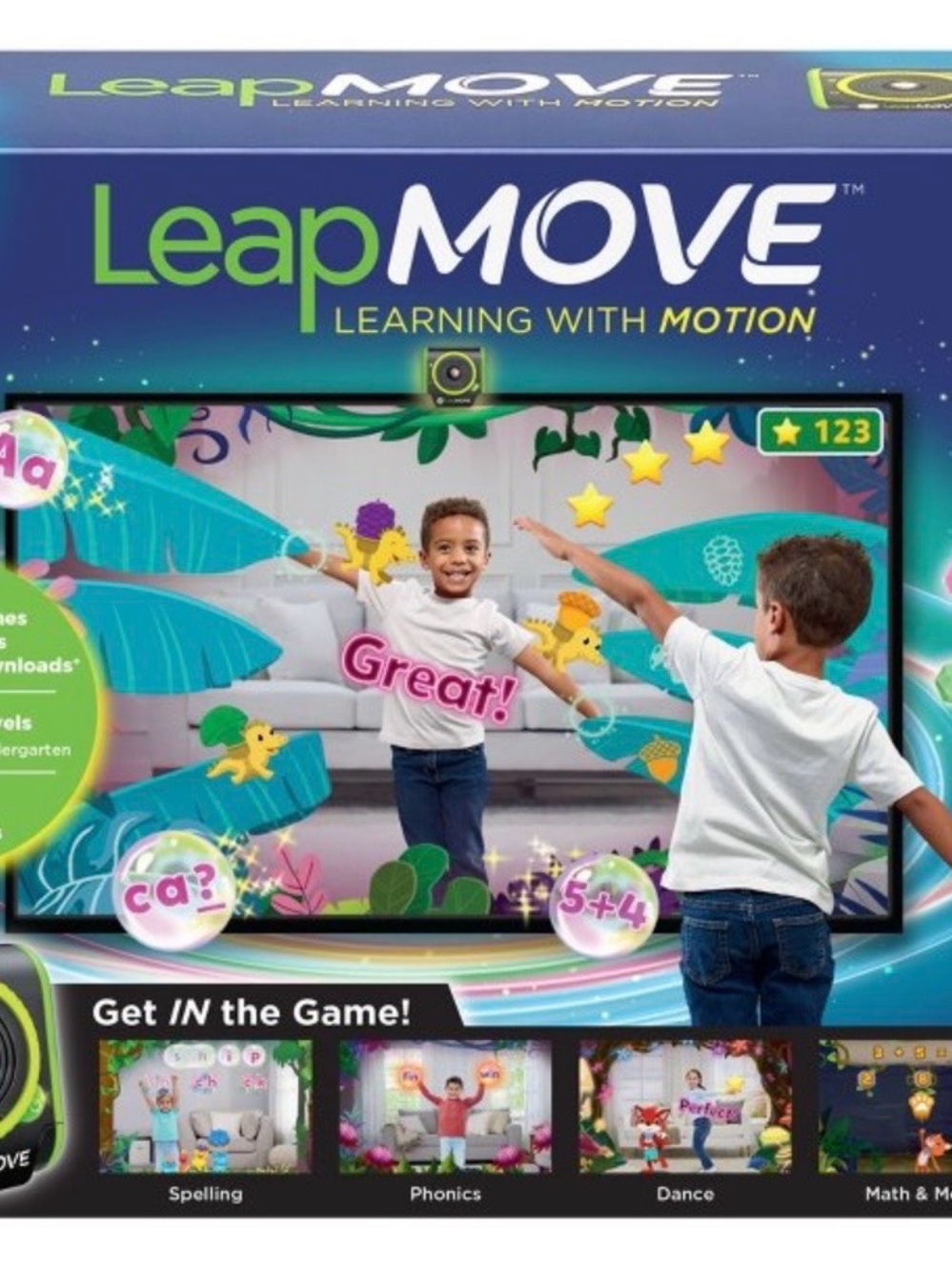 LeapFrog LeapMove Motion Learning Game - Blue/Green